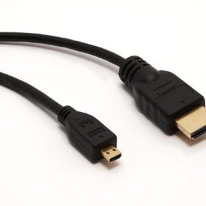 TECHNOTECH Micro HDMI to HDMI Cable 1.5m for 3D 1080p Ethernet HDTV (1.5 Meters) Only for MHL Supported Mobiles with 1 Year Warranty