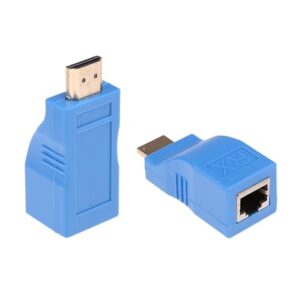 Microware 30 Meter HDMI Extender Over Ethernet Network Lan RJ45 Cat5e Cat6 Cable Repeater