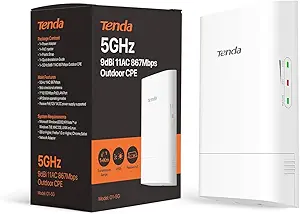 Tenda O1-5G 5.8GHz 867Mbps Outdoor Wireless Bridge