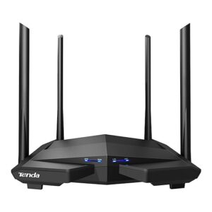 Tenda AC10 AC1200 Wireless Smart Dual-Band Gigabit WiFi Router, MU-MIMO, 4 Gigabit Ports, 867Mbps/5
