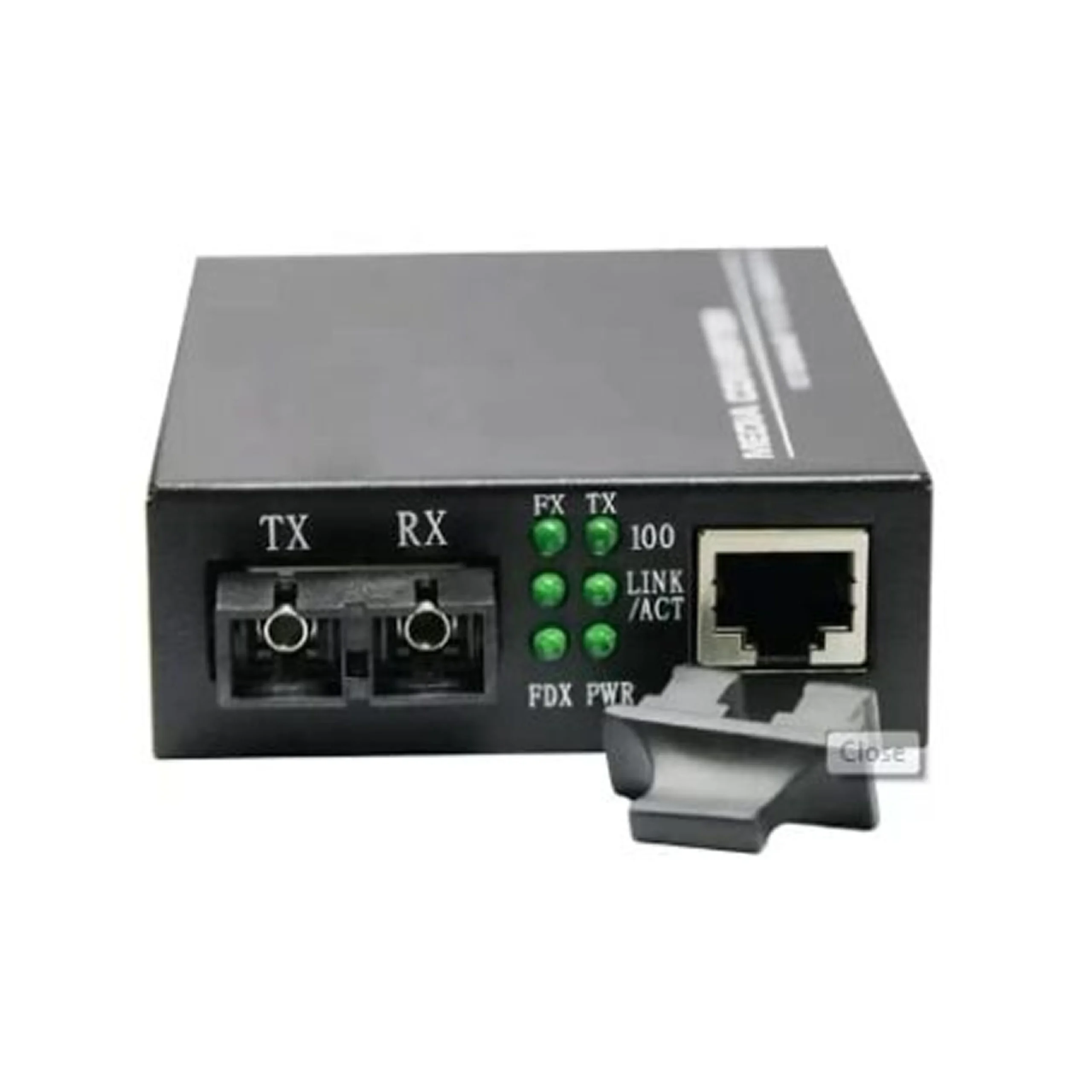 Syrotech 10/100/1000M Dual Fiber Media Converter Upto 25km, For Optical Communication