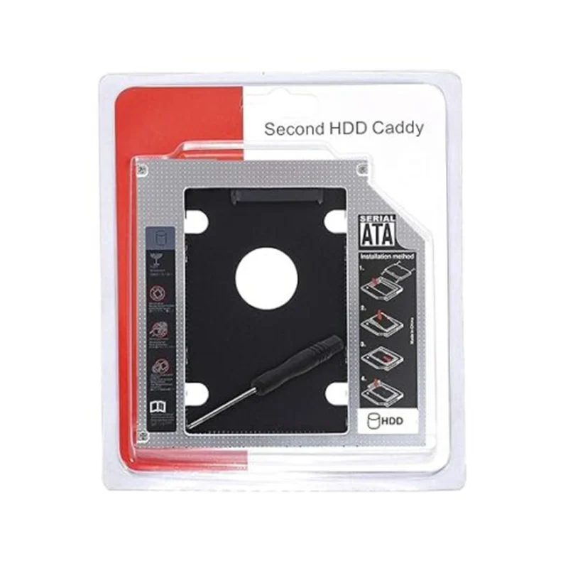 Lapster Caddy for SSD and HDD Optical Bay 2nd Hard Drive