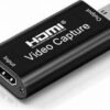 Sounce 4K HDMI Video Capture Card, Game Capture Card, Cam Link Card, Video Capture Device HDMI to USB 2.0 for Gaming, Streaming, Compatible with Nintendo Switch, PS3/4, Xbox One