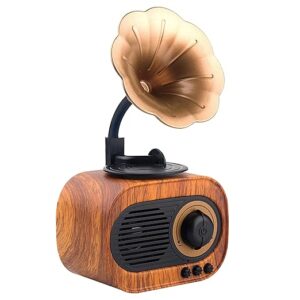 artis BT12 Retro 5 W Bluetooth Speaker  (Brown, Stereo Channel)